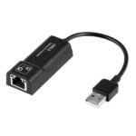 CABLE ADAPTER ARGOM USB 2.0 TO RJ45 100 MB/S 6"/15CM