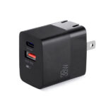 Cargador con enchufe plegable Volta P7 65W PD tipo C + USB