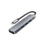 HUB TIPO C 5 EN 1 ONE AXESS CON TRANSFERENCIA DE PD DE 60 W