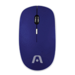 Mouse Inalámbrico con Goma 2.4GHz 800/1600 dpi Azul