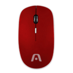 Mouse Inalámbrico con Goma 2.4GHz 800/1600 dpi Rojo