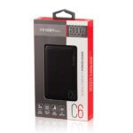 POWER BANK ARGOM C6 6000MAH BLACK