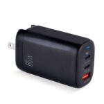 VOLTA P8 65W DUAL PD TYPE-C + USB CON CARGADOR DE PARED CON ENCHUFE PLEGABLE